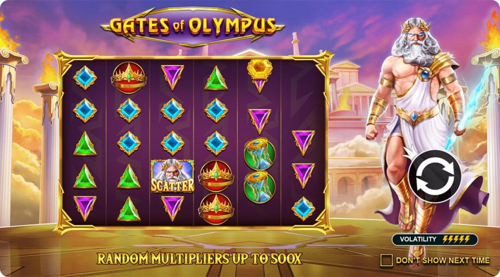 Gates of Olympus slot.